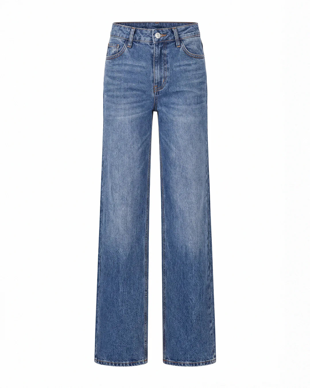 SilkyShape™ BBL Wide Leg Jeans Mid Waist