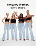 SilkyShape™ BBL Wide Leg Jeans Mid Waist